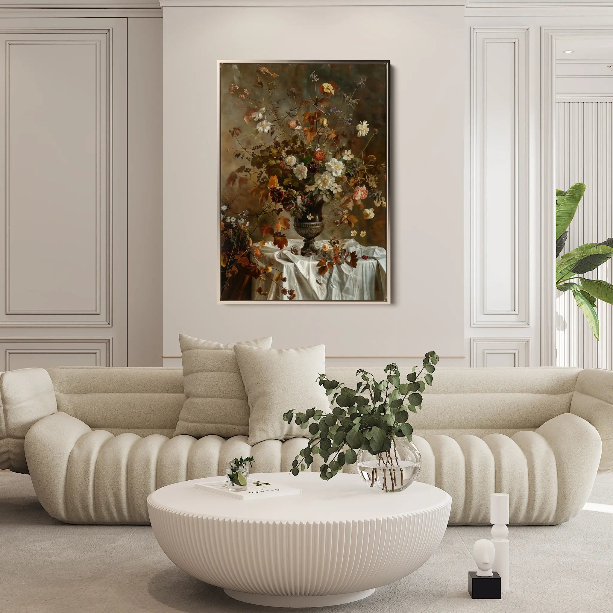 Floral Canvas Wall Art WAD168-F 90 x 60 cm / Stretched on hidden frame