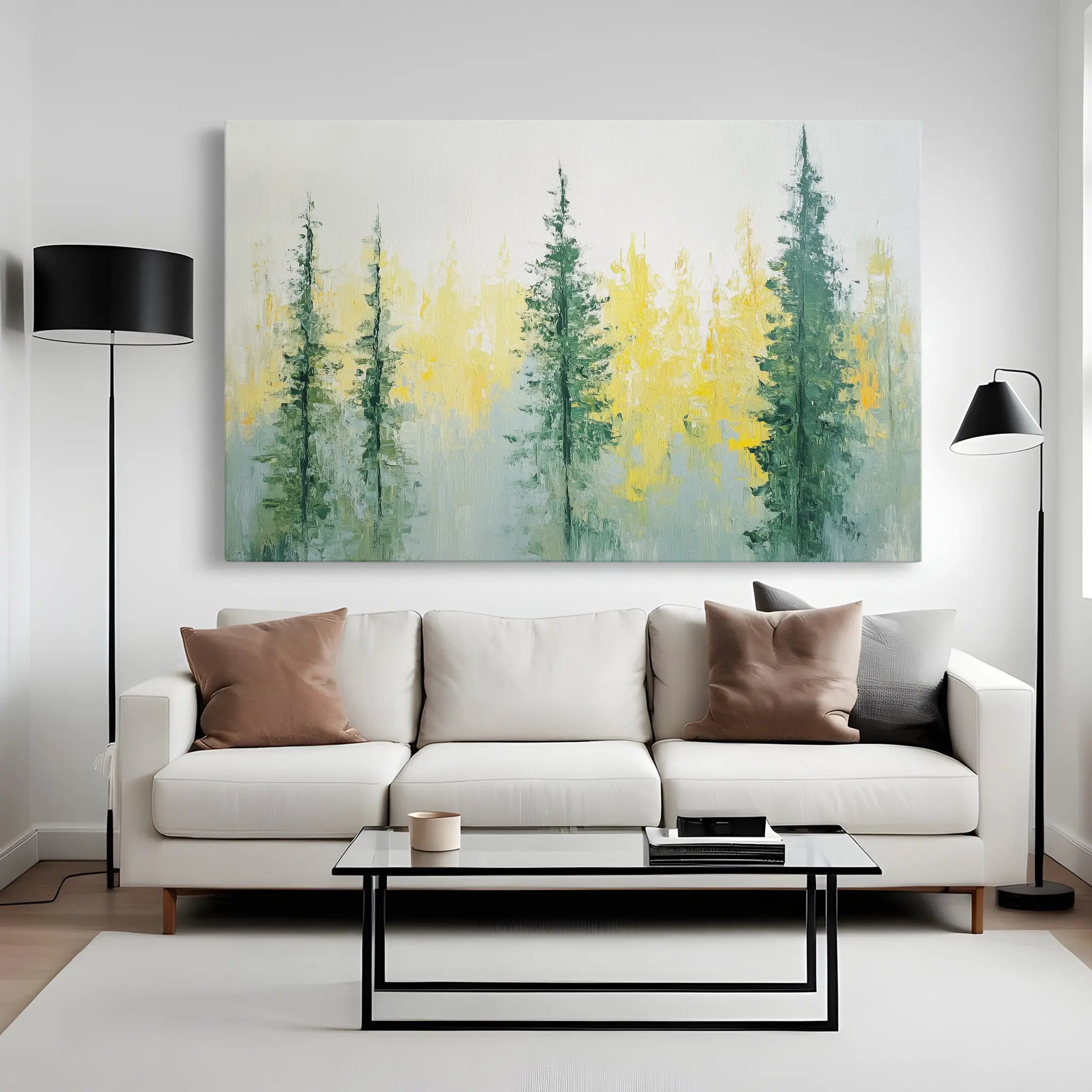 Landscape Canvas Wall Art WAD168-L 90 x 60 cm / Stretched on hidden frame