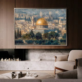 Palestine 168 Canvas Art 60 x 40 cm / Stretched on hidden frame