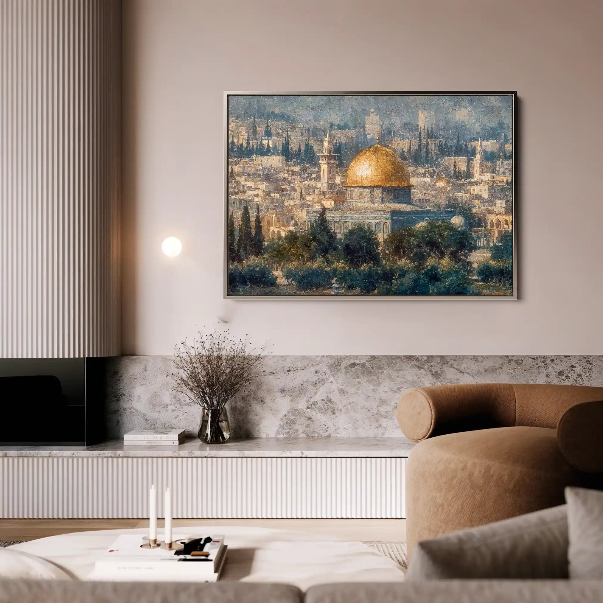 Palestine 168 Canvas Art 60 x 40 cm / Stretched on hidden frame