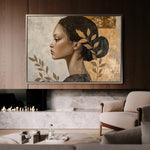 Portrait 168 Canvas Art 90 x 60 cm / Stretched on hidden frame