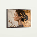 Portrait 168 Canvas Art 90 x 60 cm / Stretched on hidden frame
