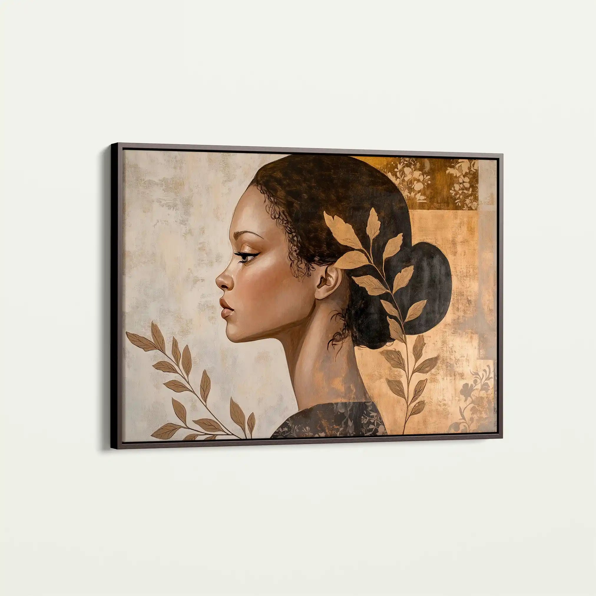 Portrait 168 Canvas Art 90 x 60 cm / Stretched on hidden frame