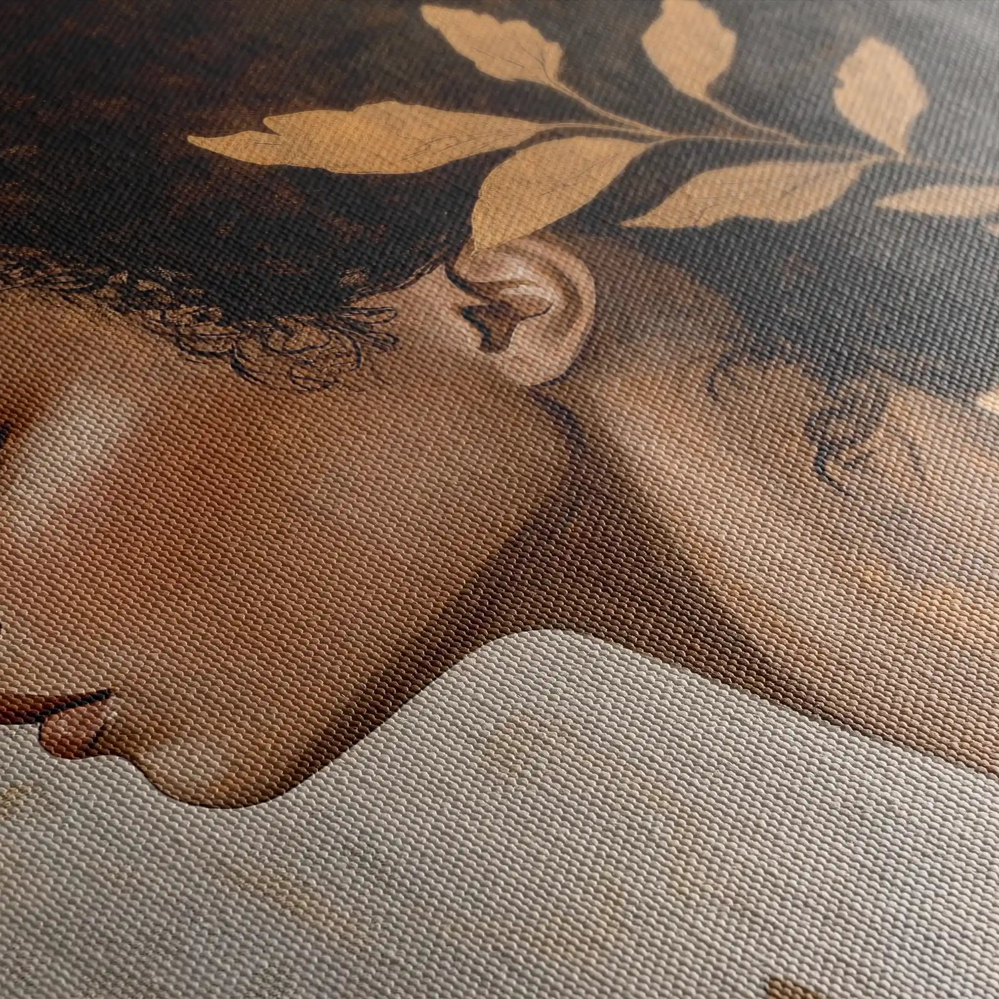 Portrait 168 Canvas Art 90 x 60 cm / Stretched on hidden frame