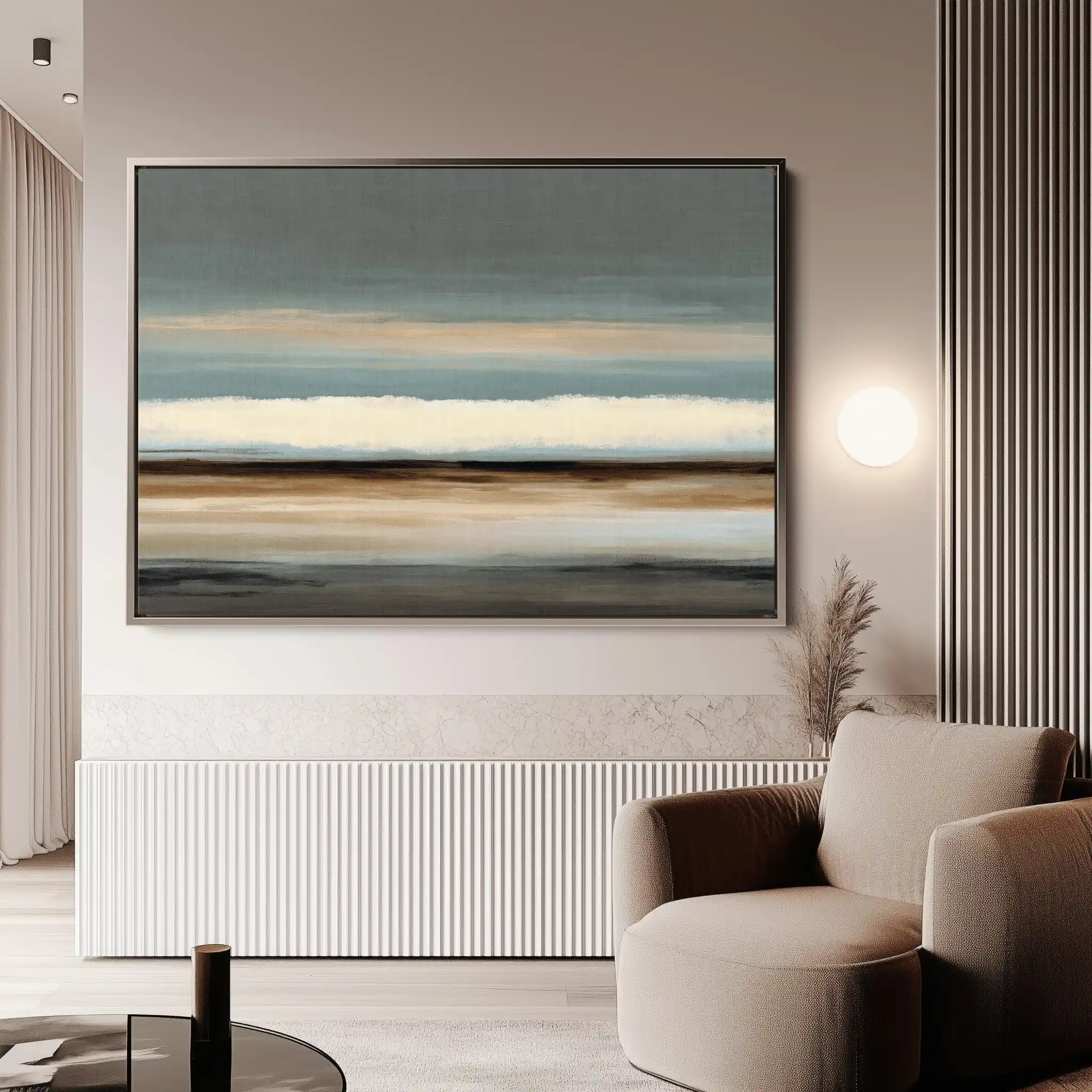 Abstract 1680 Canvas Art 60 x 40 cm / Stretched on hidden frame