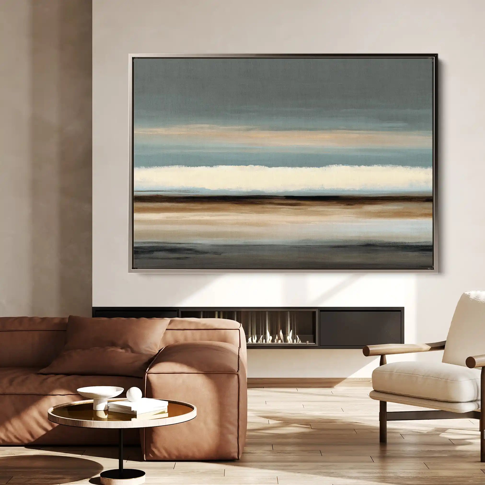 Abstract 1680 Canvas Art 60 x 40 cm / Stretched on hidden frame