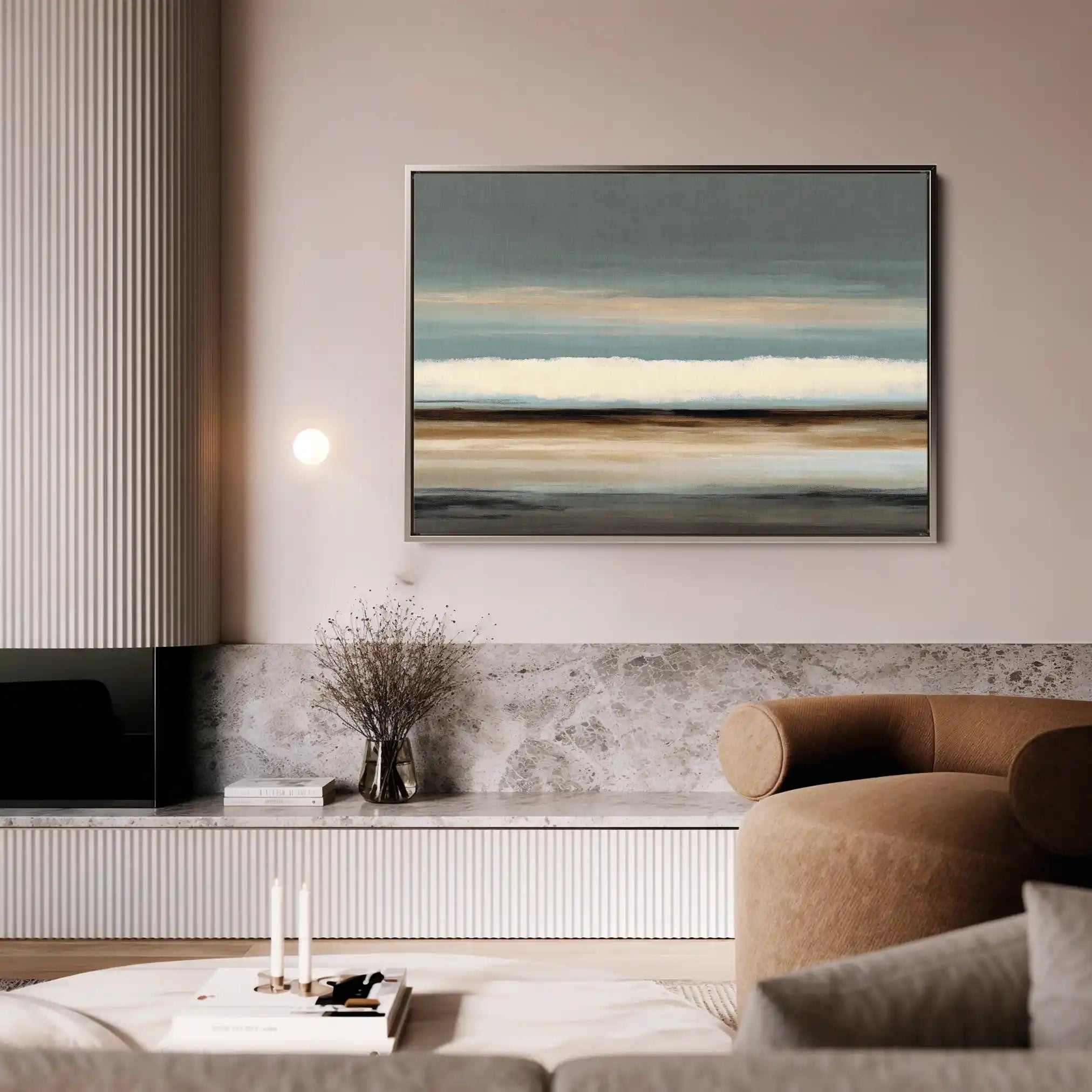 Abstract 1680 Canvas Art 60 x 40 cm / Stretched on hidden frame