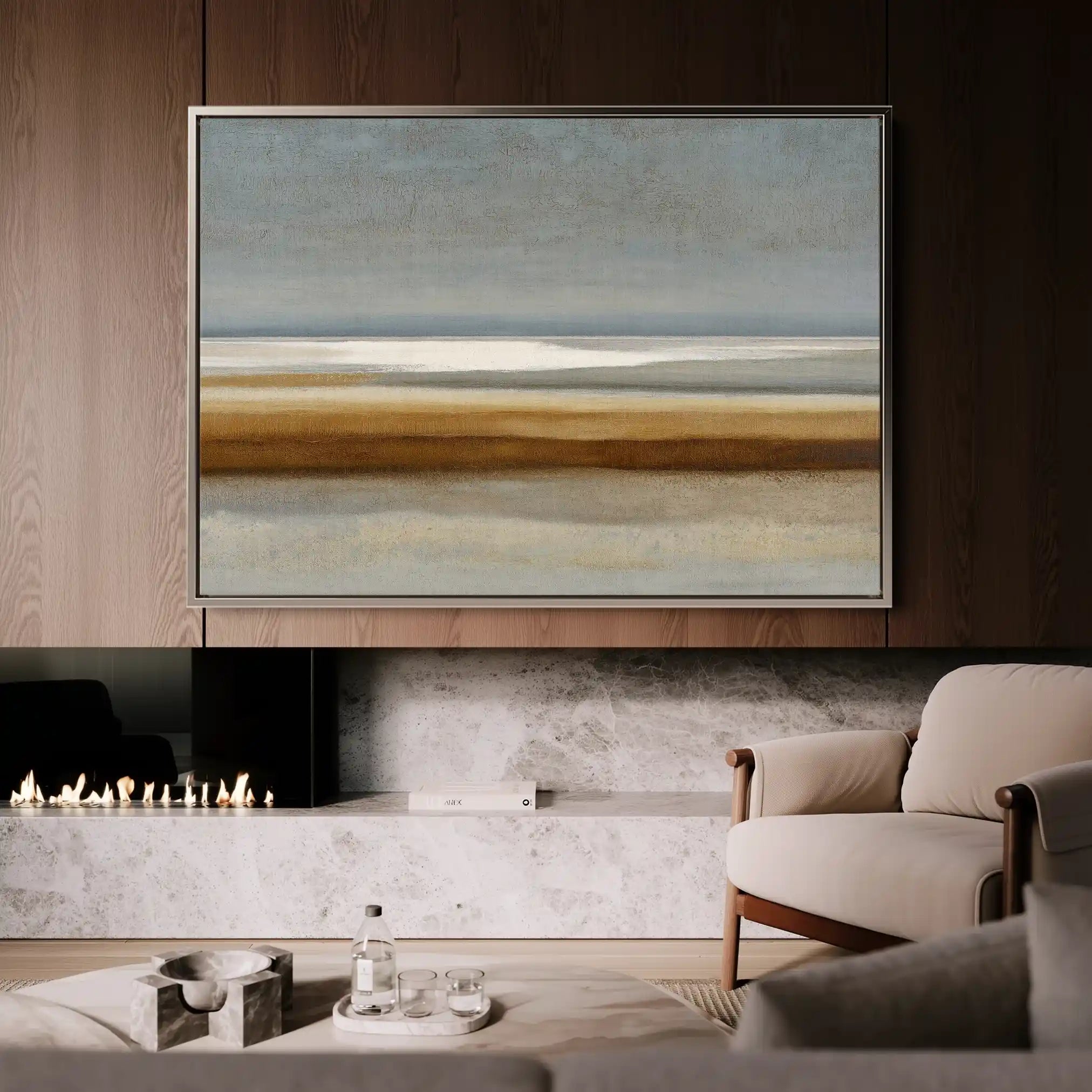 Abstract 1681 Canvas Art 60 x 40 cm / Stretched on hidden frame