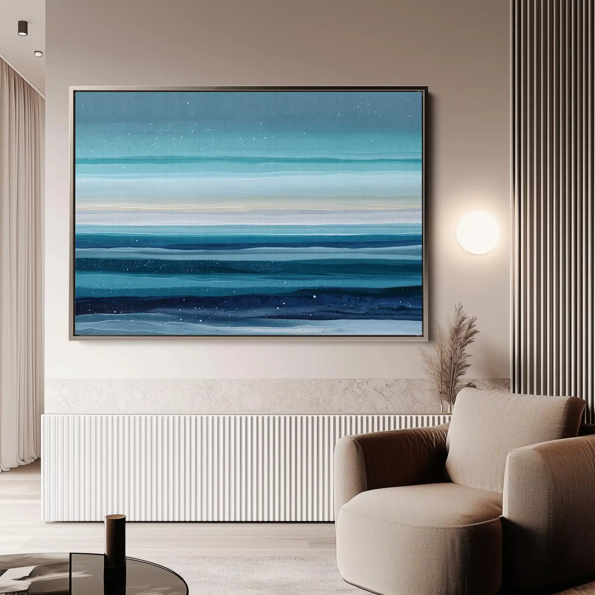 Abstract 1682 Canvas Art 60 x 40 cm / Stretched on hidden frame