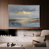 Abstract 1684 Canvas Art 60 x 40 cm / Stretched on hidden frame