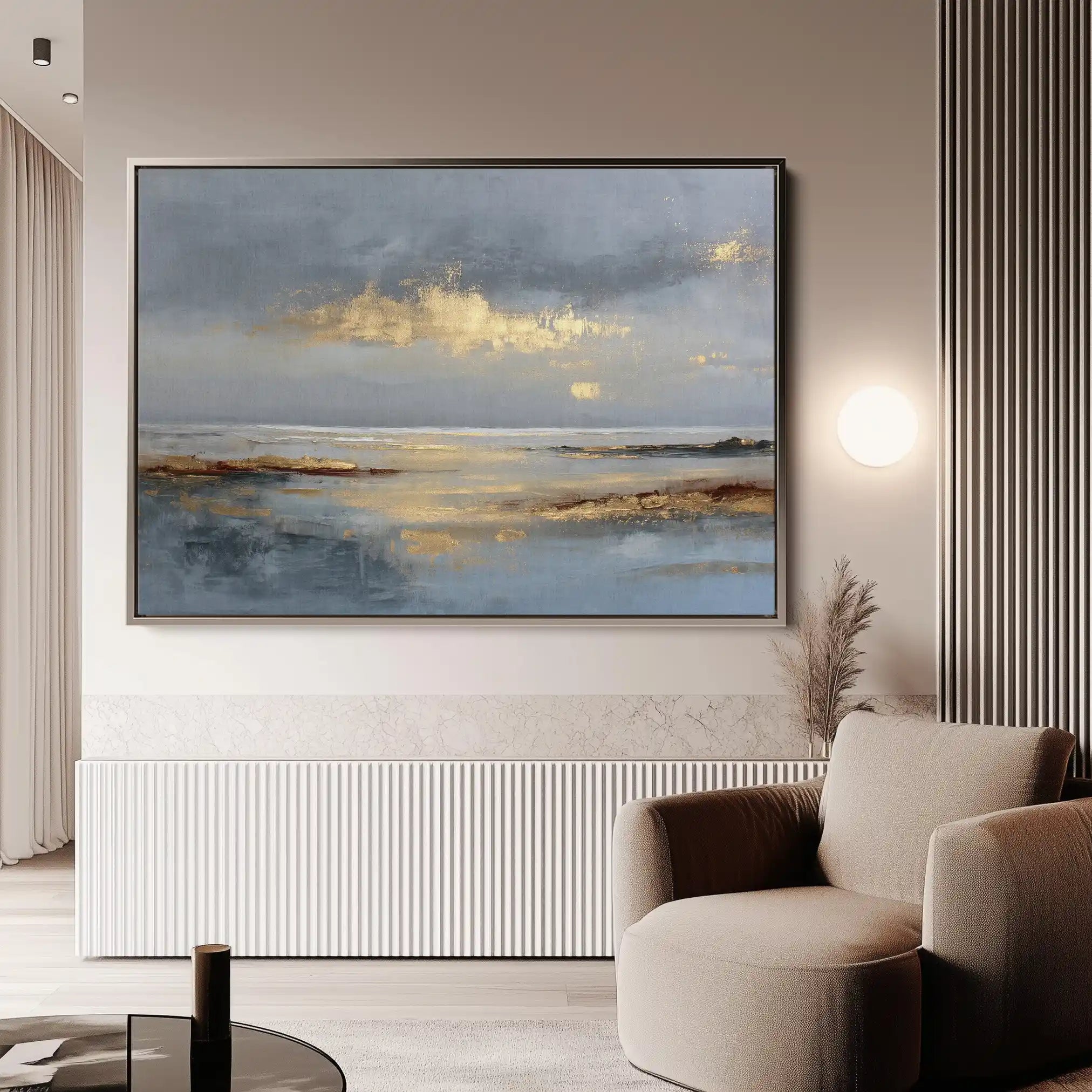 Abstract 1684 Canvas Art 60 x 40 cm / Stretched on hidden frame