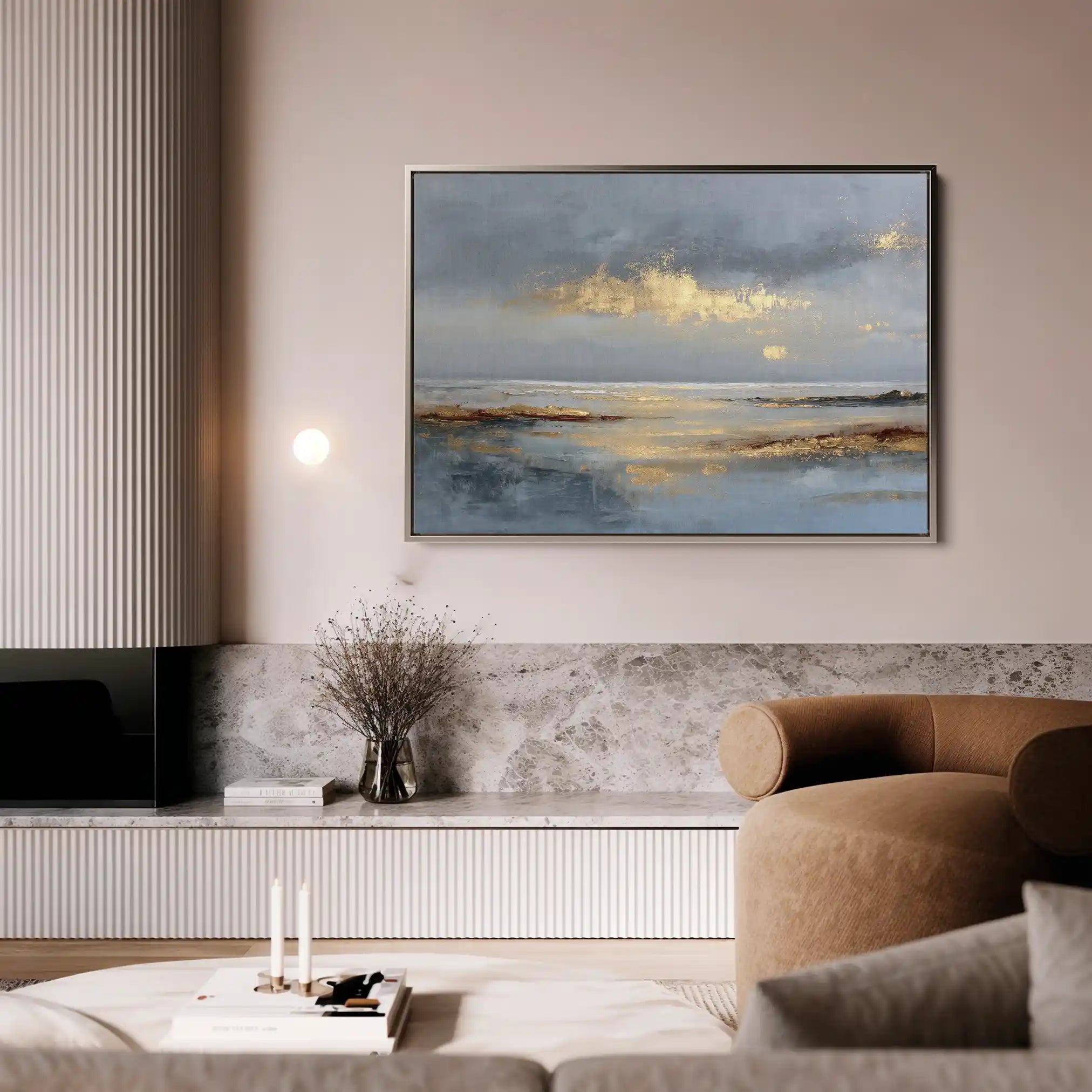 Abstract 1684 Canvas Art 60 x 40 cm / Stretched on hidden frame