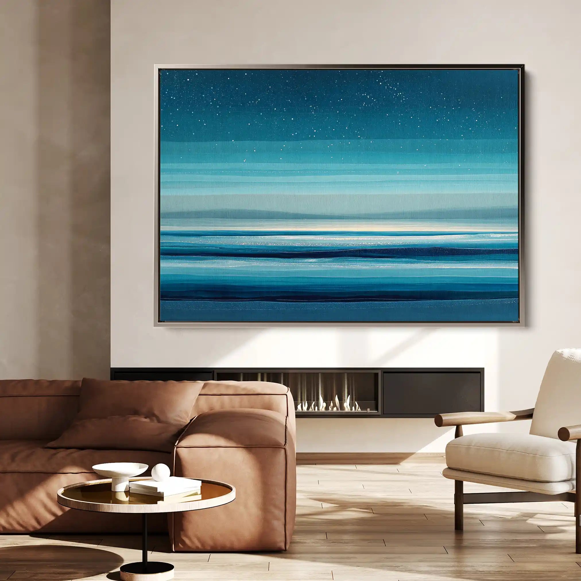 Abstract 1685 Canvas Art 60 x 40 cm / Stretched on hidden frame