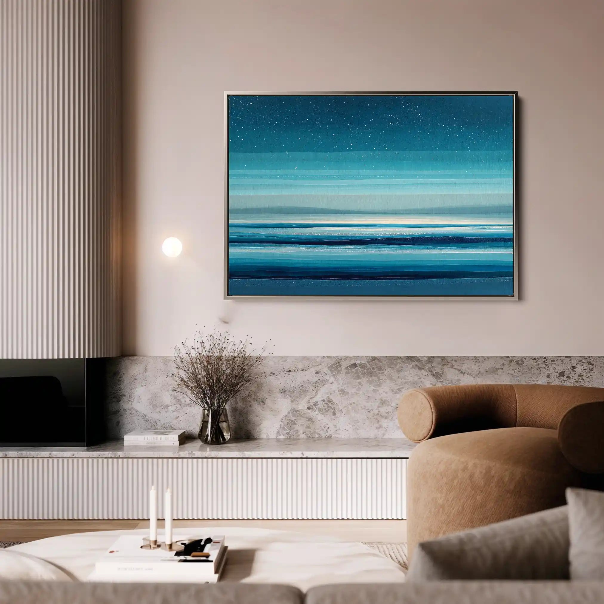 Abstract 1685 Canvas Art 60 x 40 cm / Stretched on hidden frame