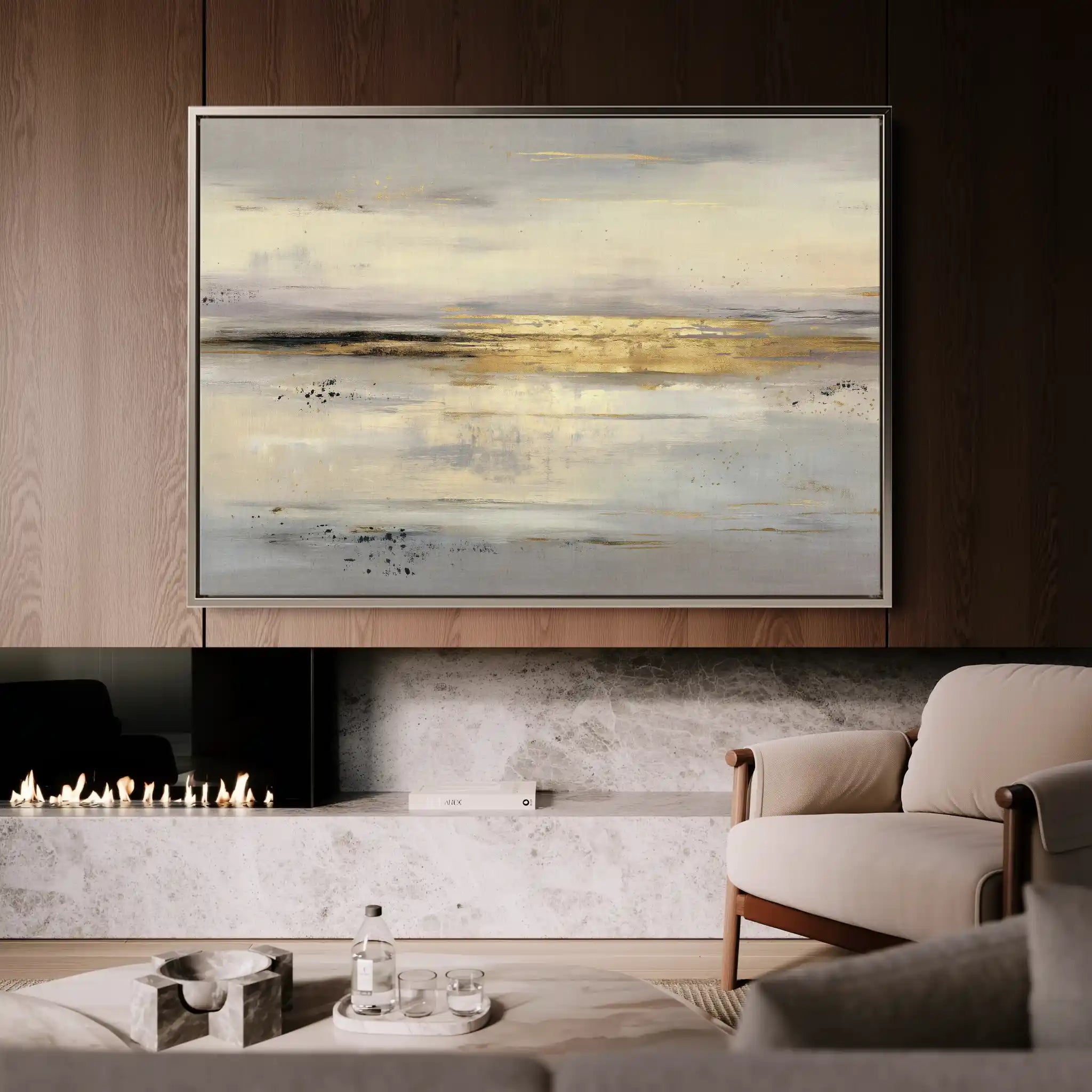 Abstract 1686 Canvas Art 60 x 40 cm / Stretched on hidden frame