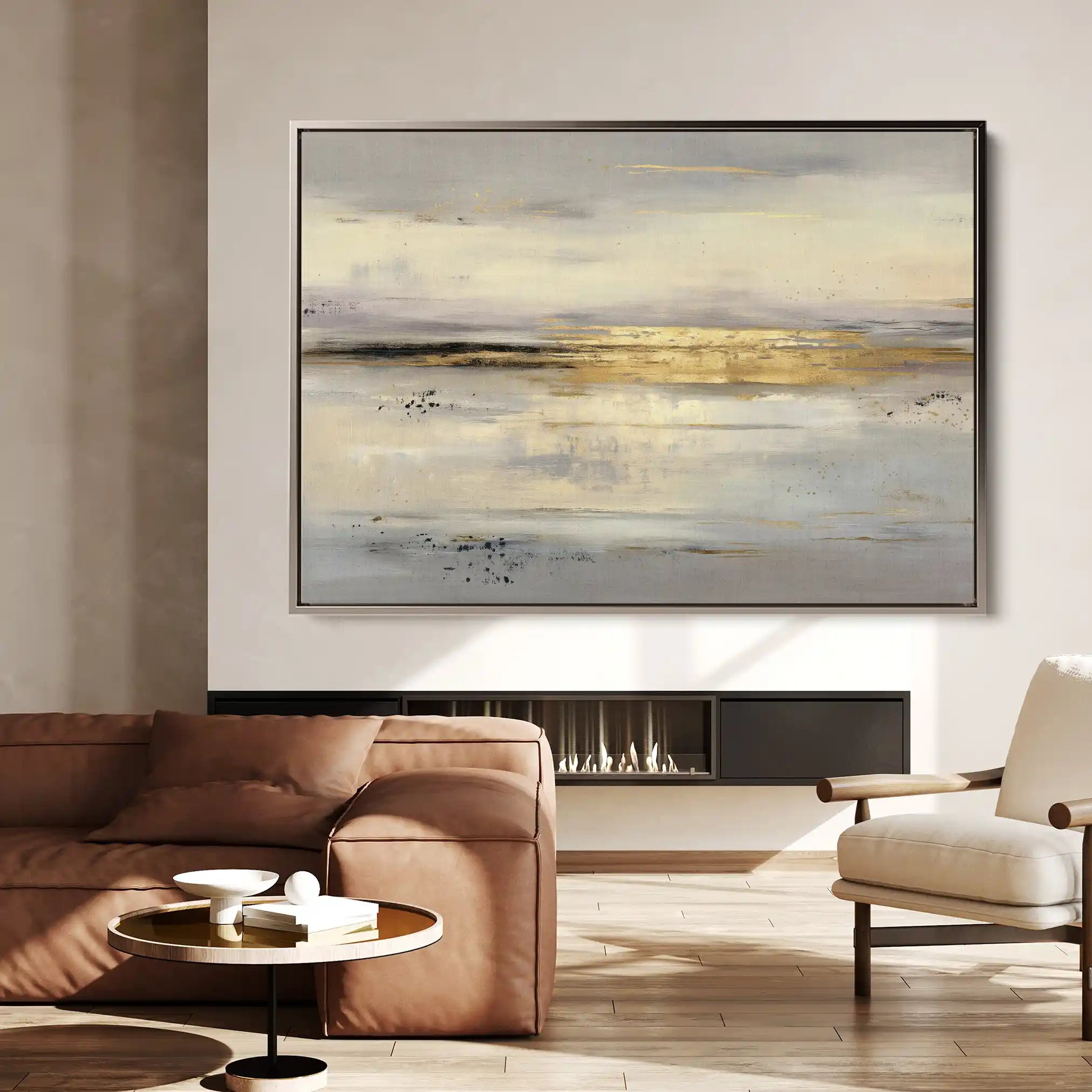 Abstract 1686 Canvas Art 60 x 40 cm / Stretched on hidden frame