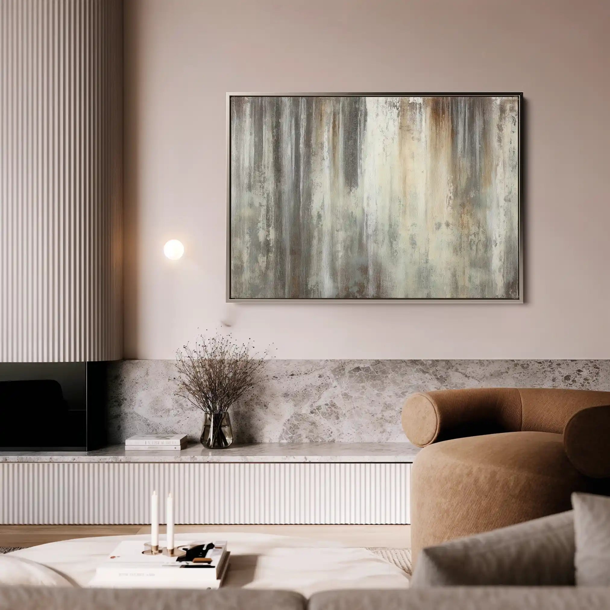 Abstract 1688 Canvas Art 60 x 40 cm / Stretched on hidden frame