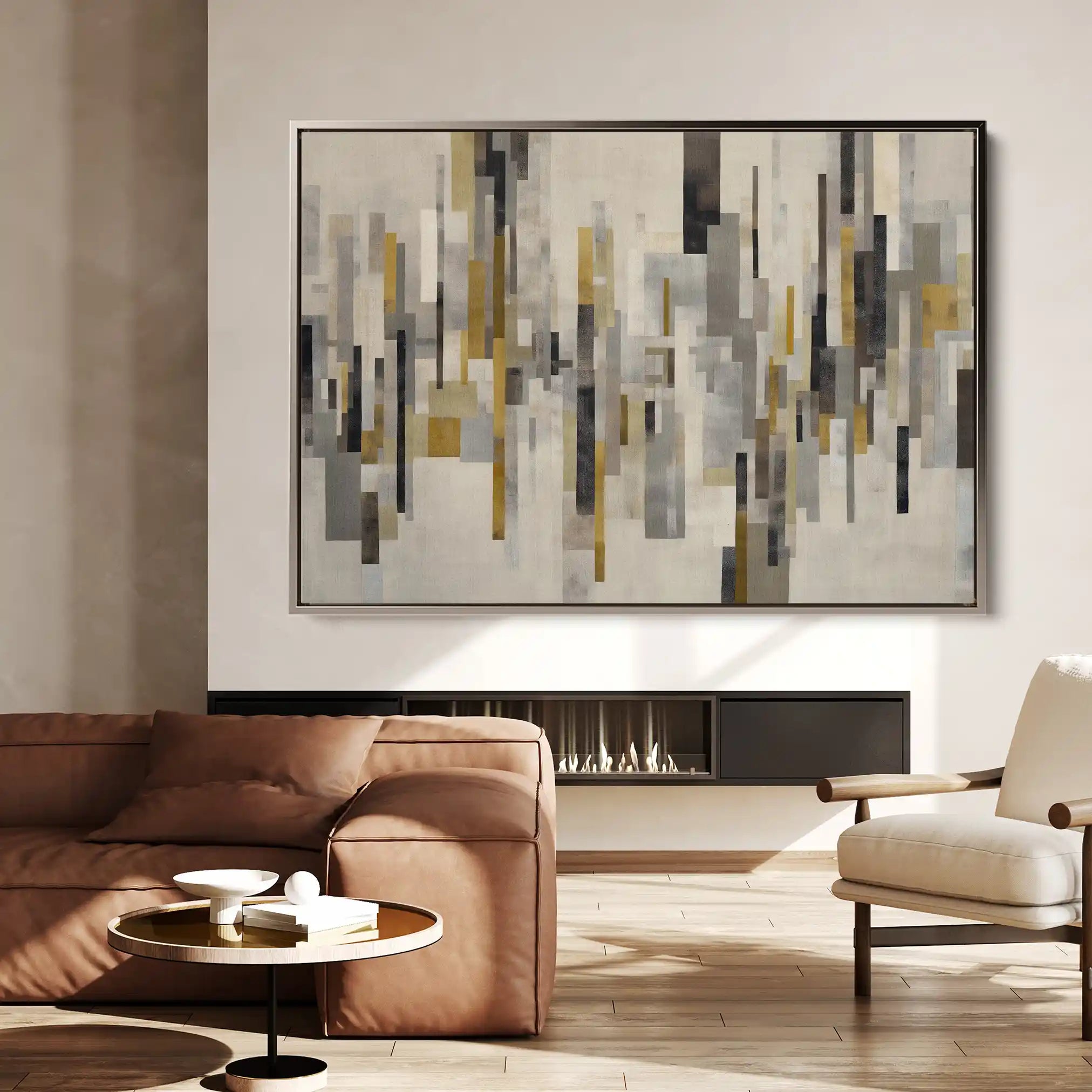 Abstract 1689 Canvas Art 60 x 40 cm / Stretched on hidden frame