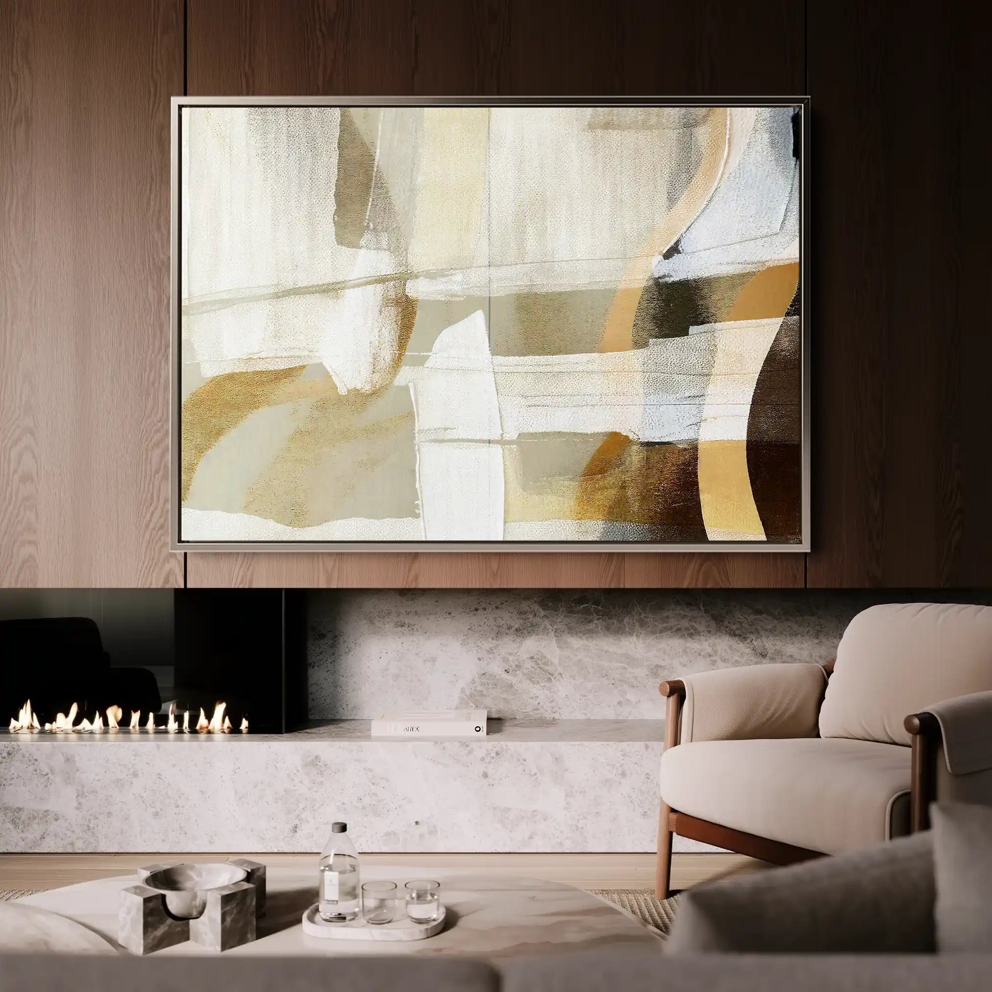 Abstract 169 Canvas Art 60 x 40 cm / Stretched on hidden frame