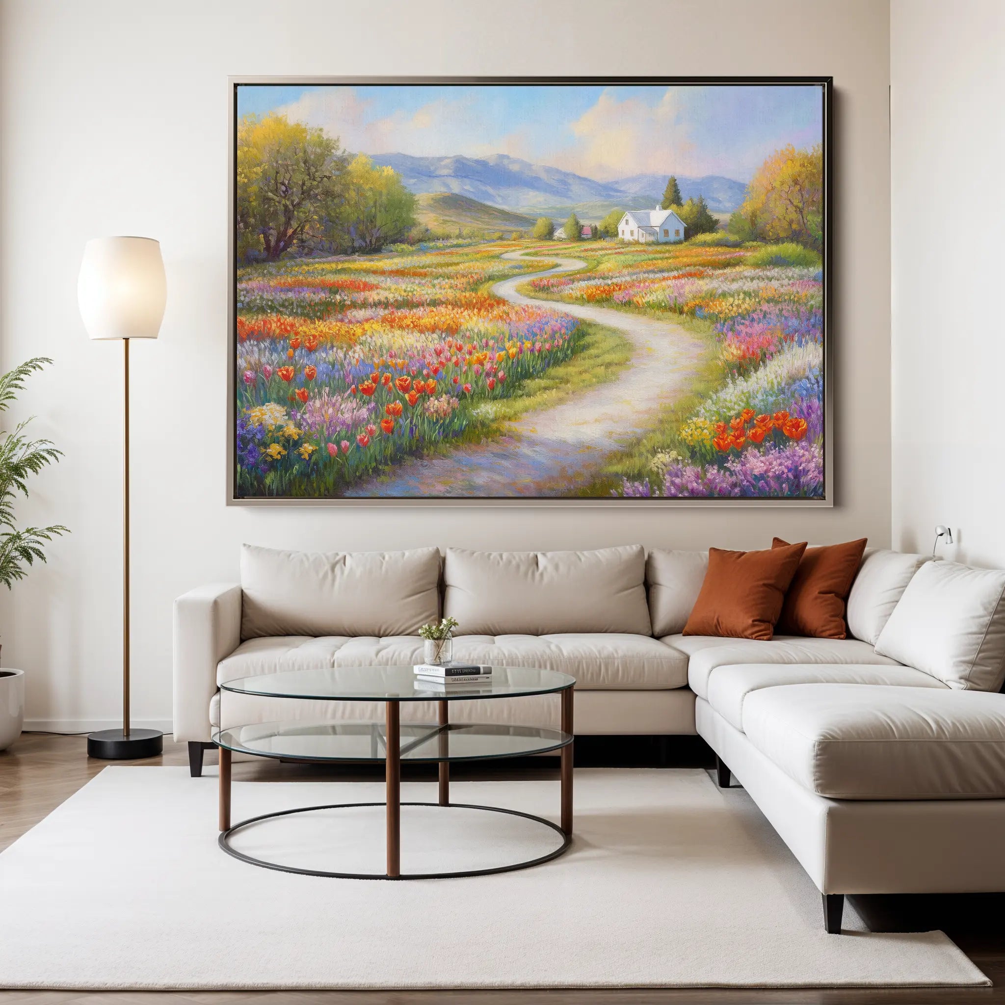 Landscape Canvas Wall Art WAD169-L 90 x 60 cm / Stretched on hidden frame