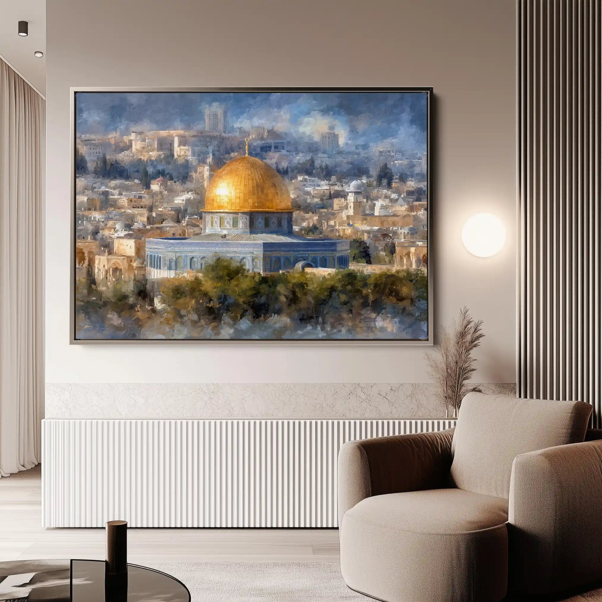 Palestine 169 Canvas Art 60 x 40 cm / Stretched on hidden frame