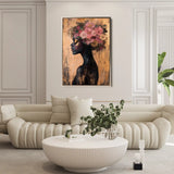 Portrait 169 Canvas Art 90 x 60 cm / Stretched on hidden frame