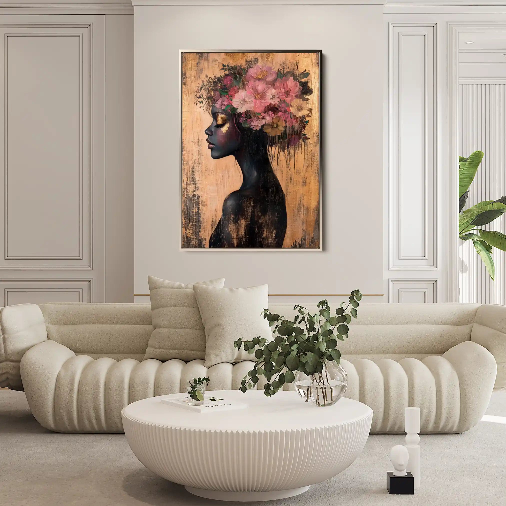 Portrait 169 Canvas Art 90 x 60 cm / Stretched on hidden frame