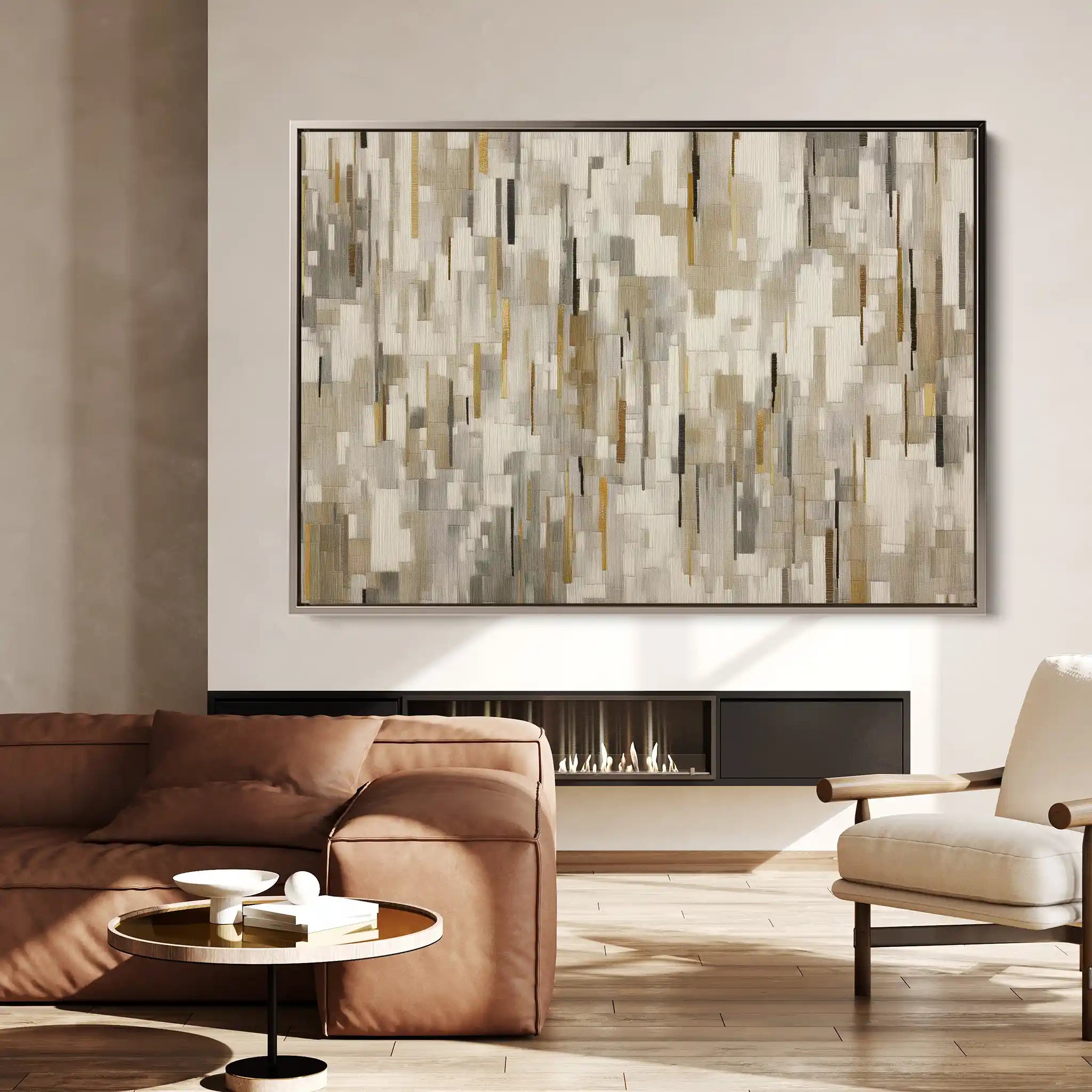 Abstract 1690 Canvas Art 60 x 40 cm / Stretched on hidden frame