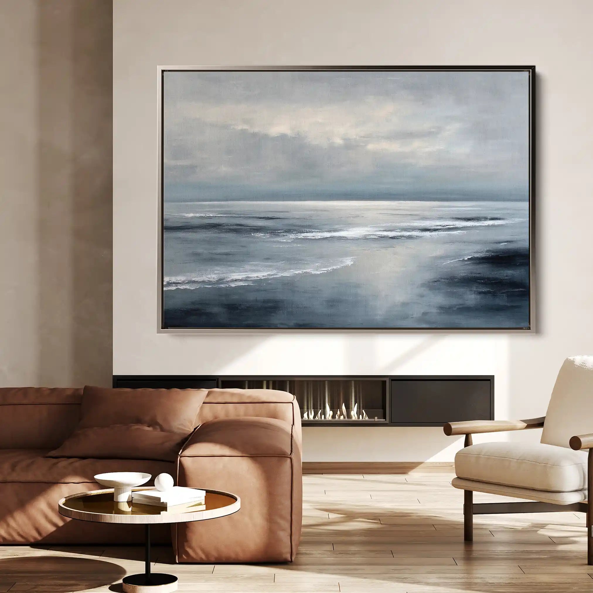 Abstract 1691 Canvas Art 60 x 40 cm / Stretched on hidden frame