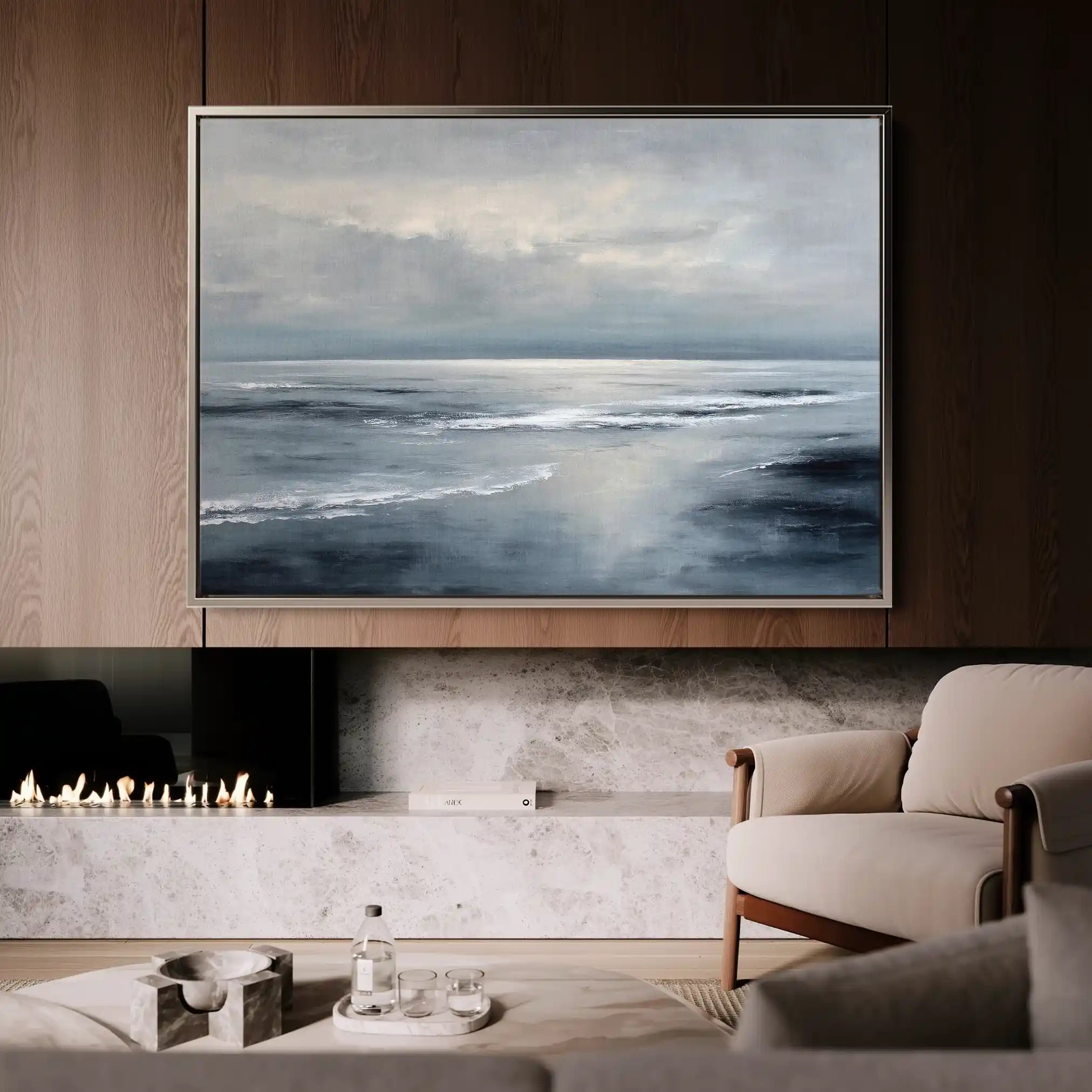 Abstract 1691 Canvas Art 60 x 40 cm / Stretched on hidden frame