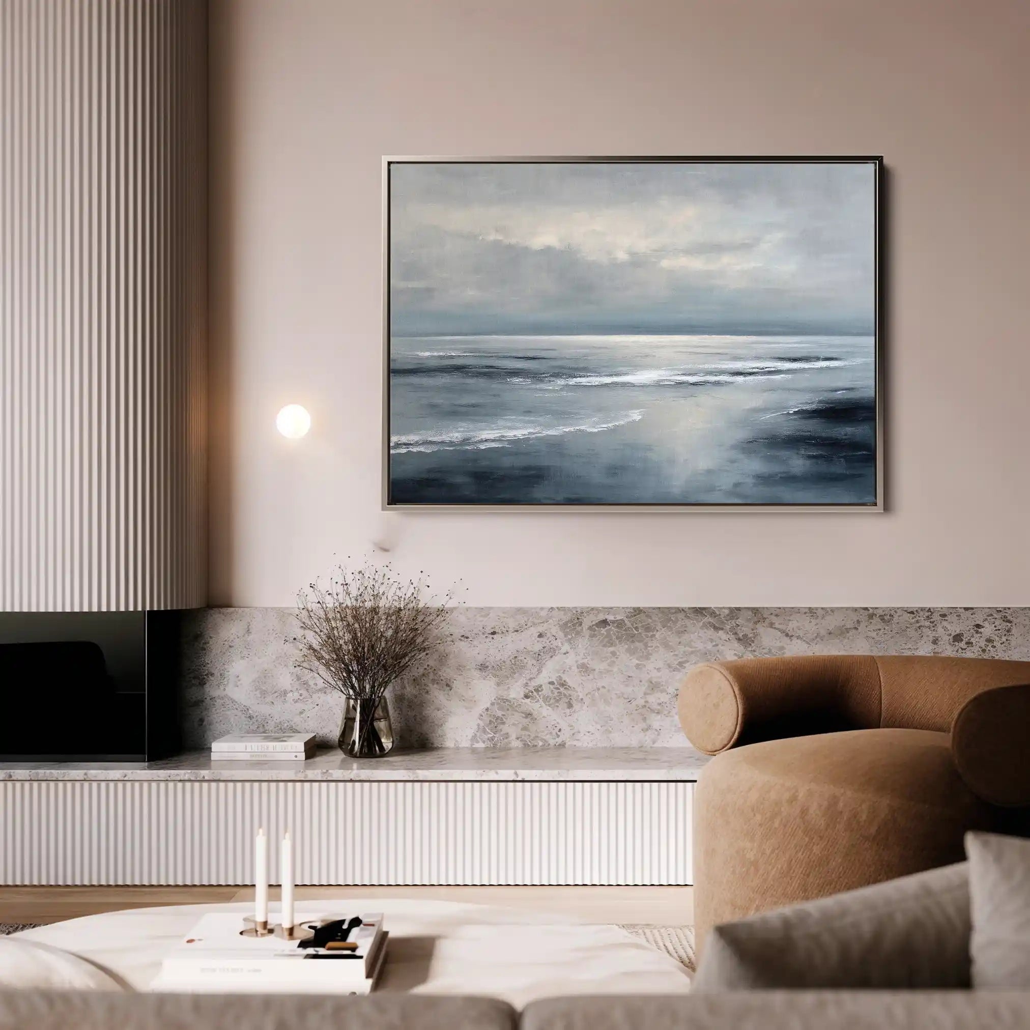 Abstract 1691 Canvas Art 60 x 40 cm / Stretched on hidden frame