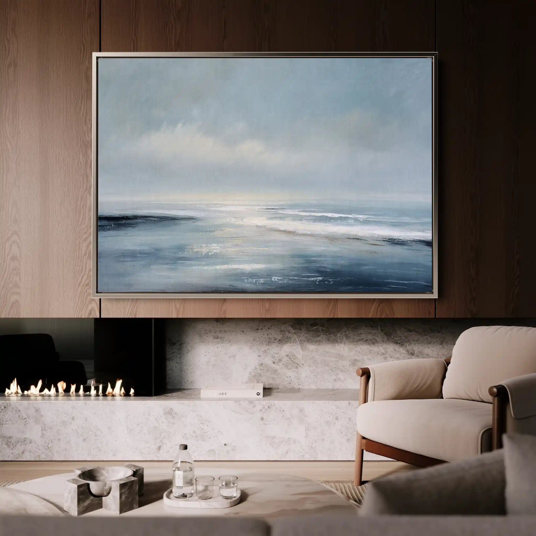Abstract 1692 Canvas Art 60 x 40 cm / Stretched on hidden frame