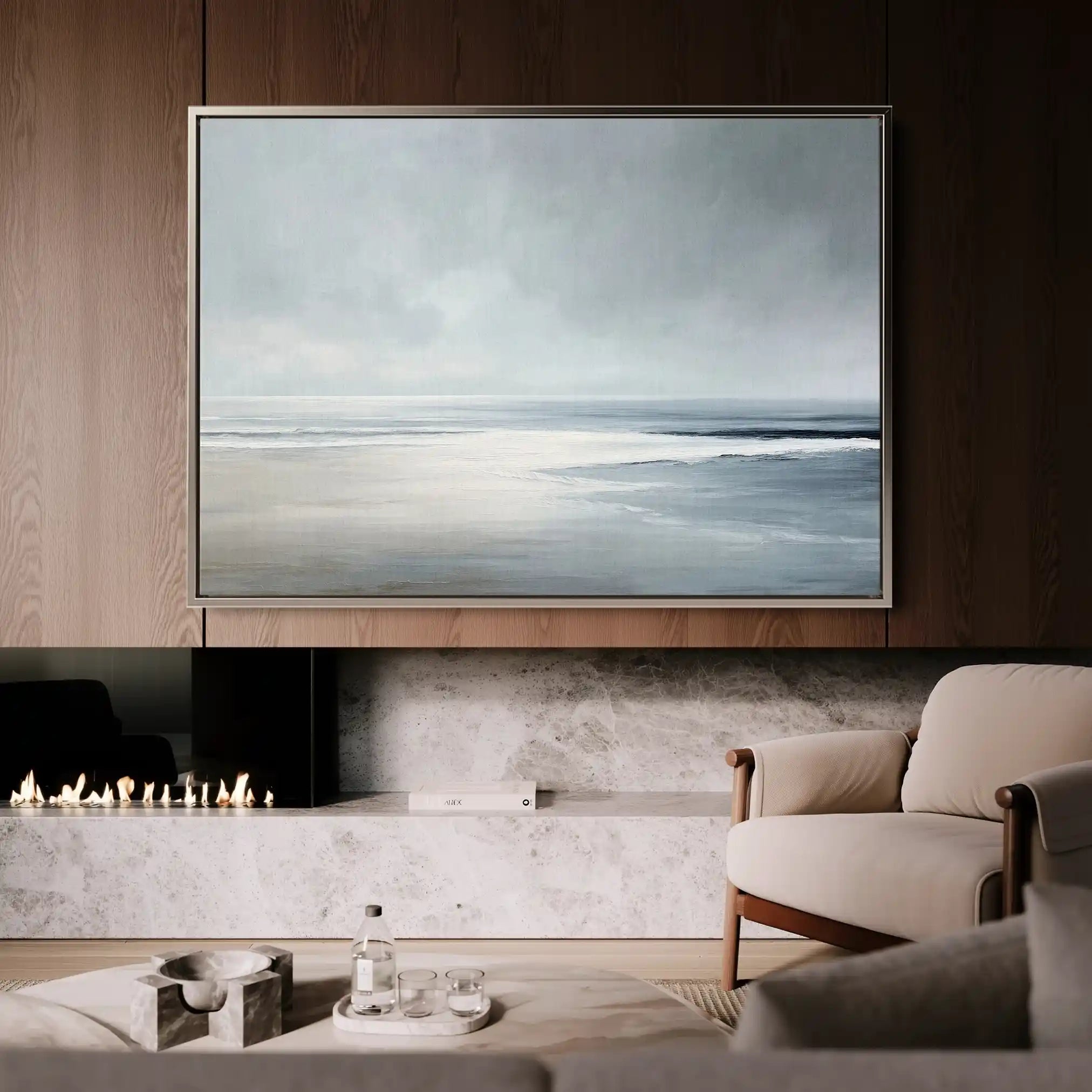 Abstract 1694 Canvas Art 60 x 40 cm / Stretched on hidden frame