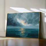 Abstract 1696 Canvas Art 60 x 40 cm / Stretched on hidden frame