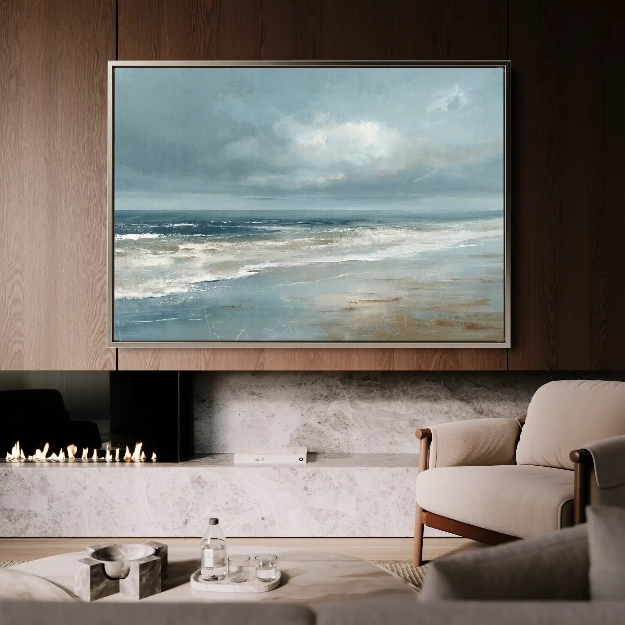Abstract 1699 Canvas Art 60 x 40 cm / Stretched on hidden frame