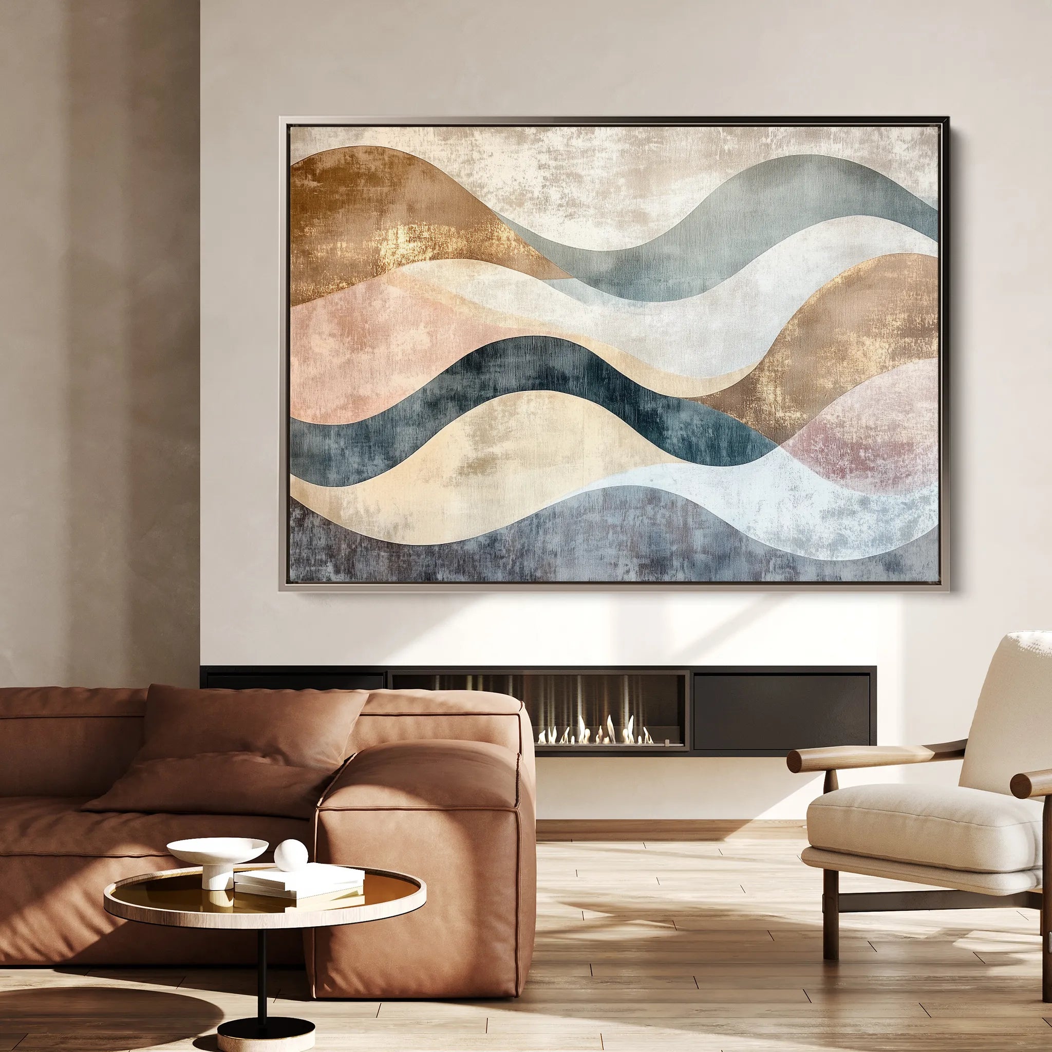 Boho Canvas Wall Art WAD170-BH 90 x 60 cm / Stretched on hidden frame