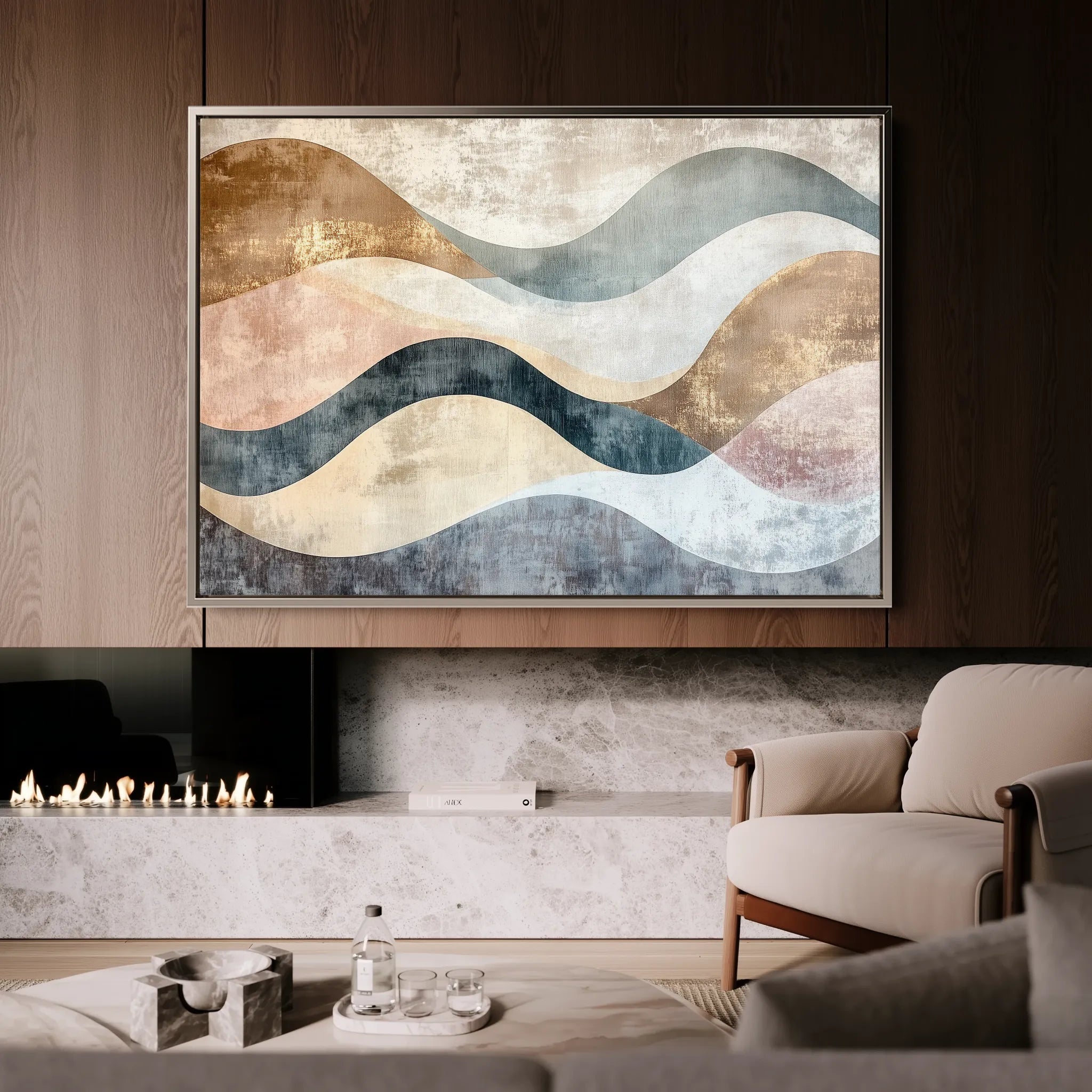 Boho Canvas Wall Art WAD170-BH 90 x 60 cm / Stretched on hidden frame