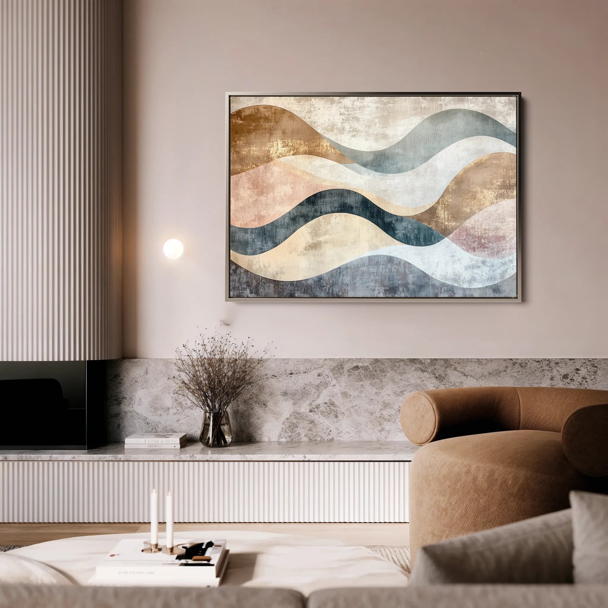 Boho Canvas Wall Art WAD170-BH 90 x 60 cm / Stretched on hidden frame
