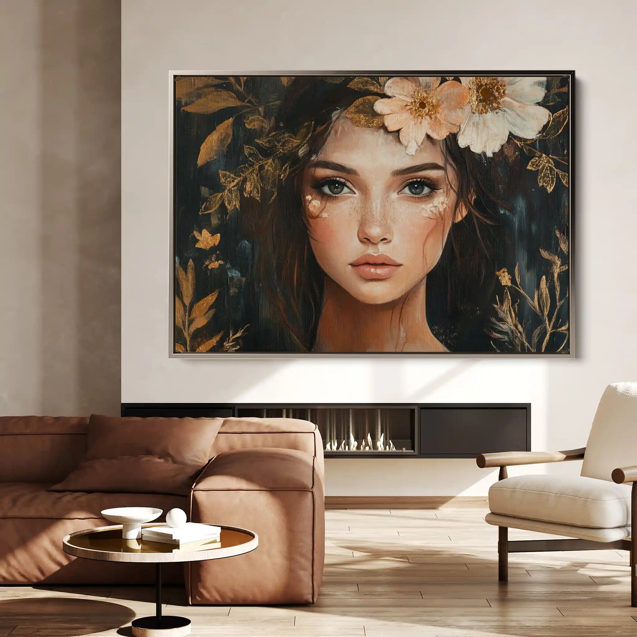 Portrait 170 Canvas Art 90 x 60 cm / Stretched on hidden frame