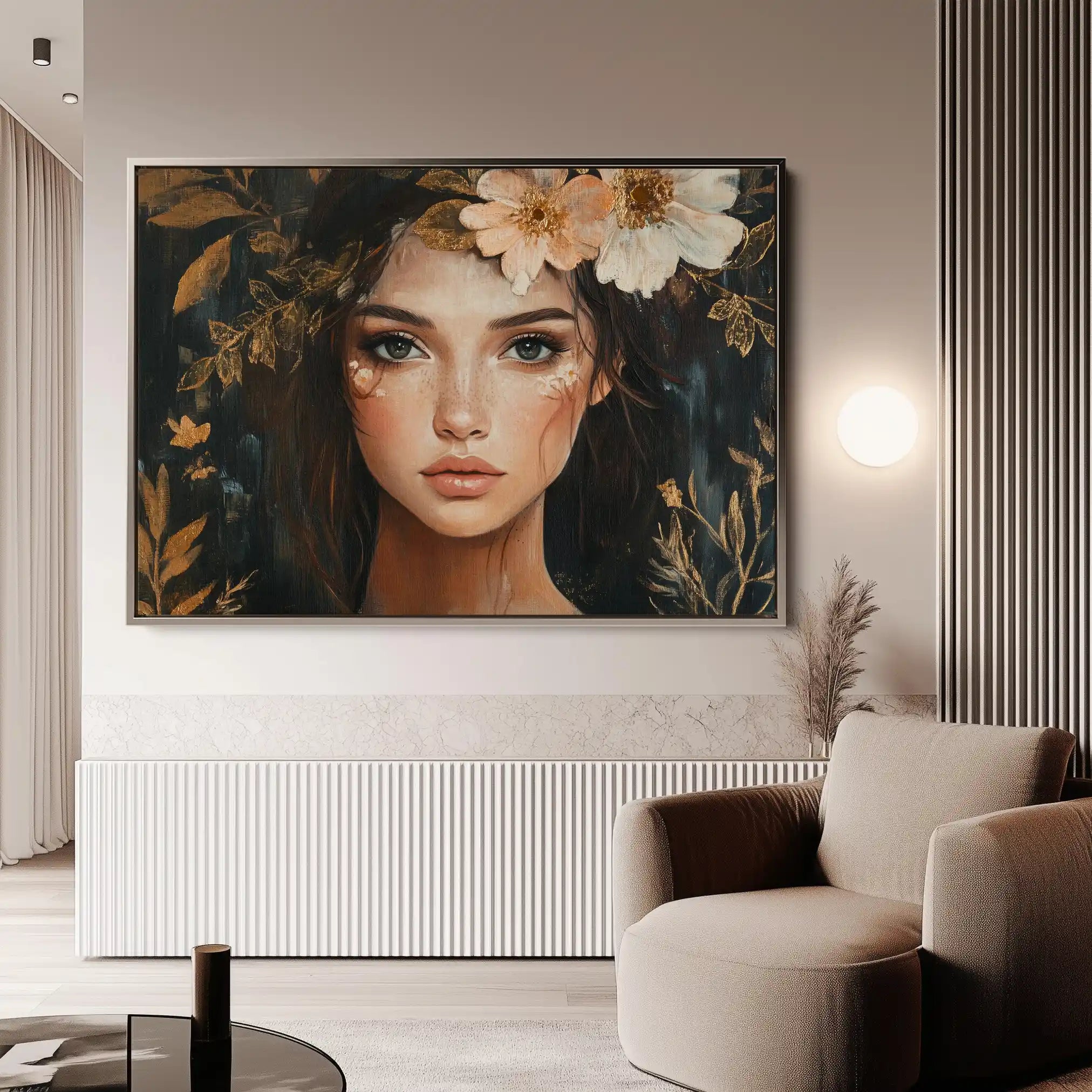 Portrait 170 Canvas Art 90 x 60 cm / Stretched on hidden frame