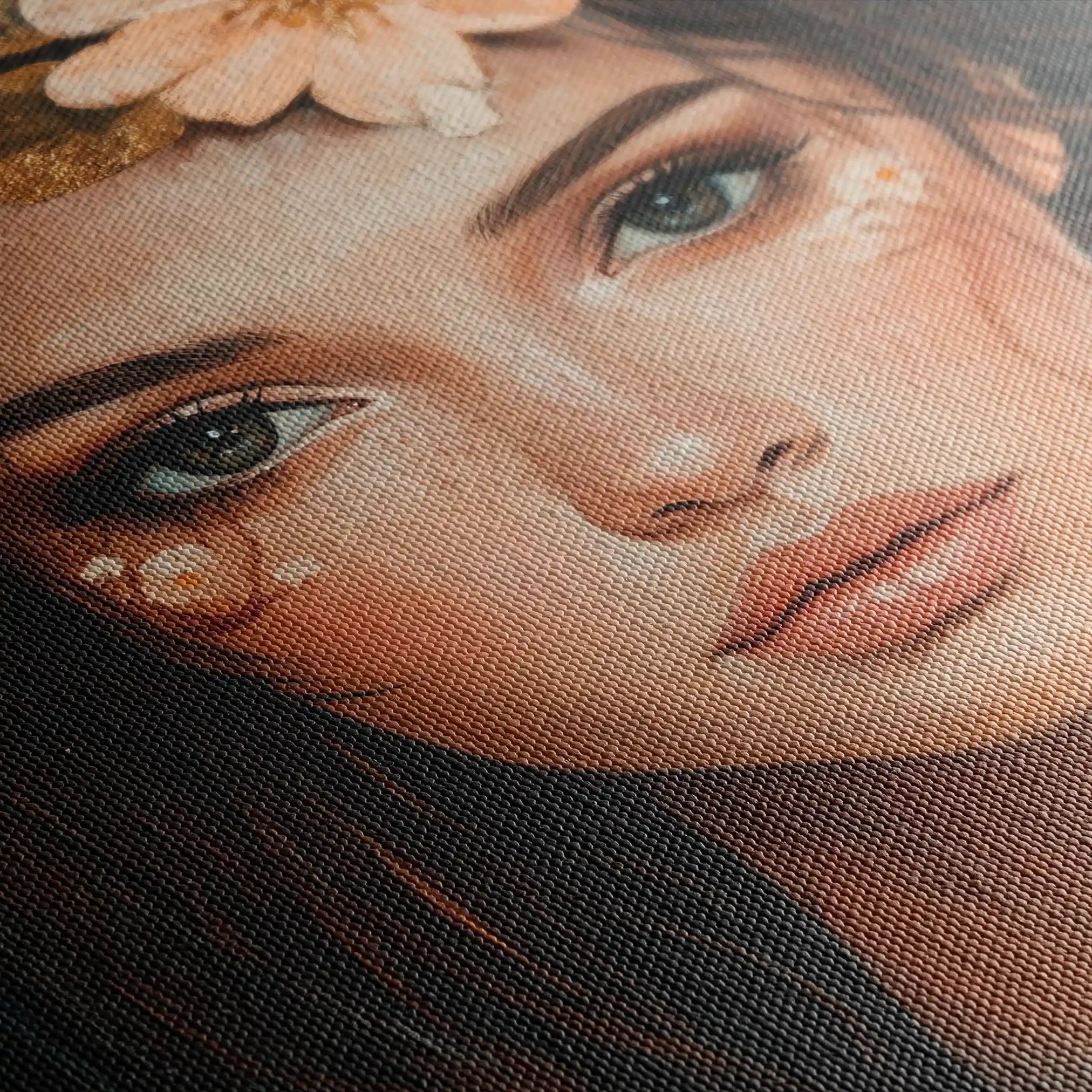 Portrait 170 Canvas Art 90 x 60 cm / Stretched on hidden frame