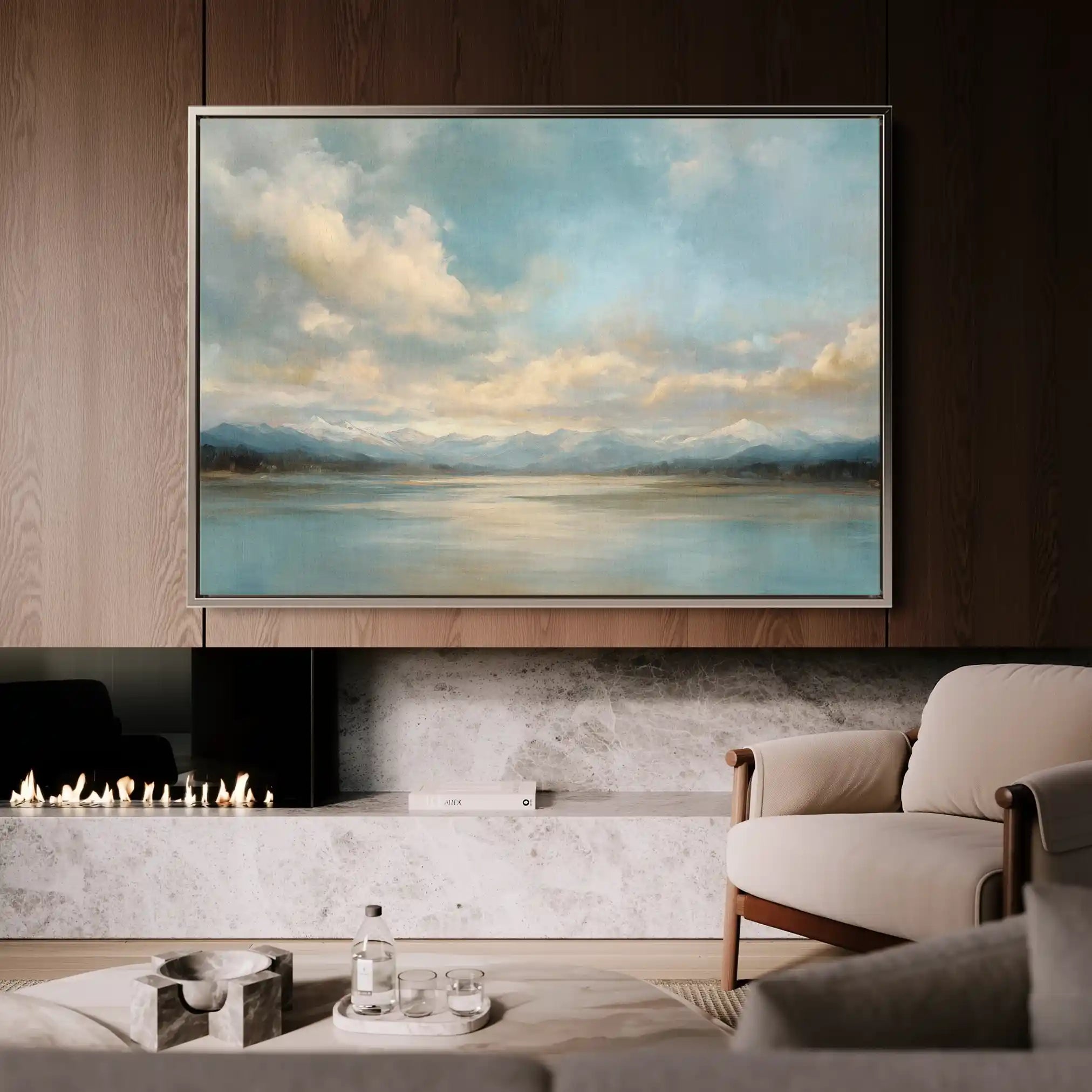 Abstract 1706 Canvas Art 60 x 40 cm / Stretched on hidden frame