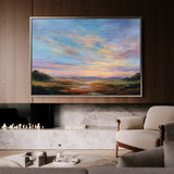 Abstract 1707 Canvas Art 60 x 40 cm / Stretched on hidden frame