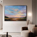 Abstract 1707 Canvas Art 60 x 40 cm / Stretched on hidden frame