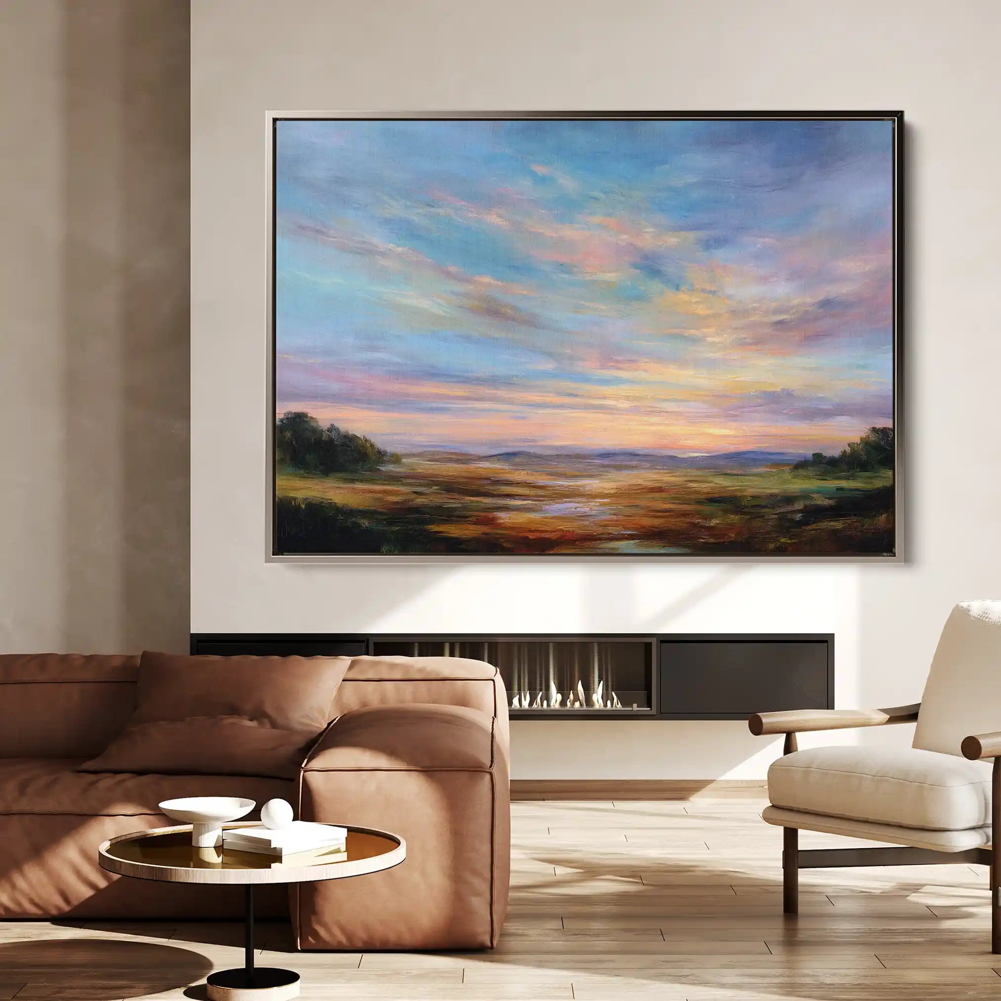 Abstract 1707 Canvas Art 60 x 40 cm / Stretched on hidden frame