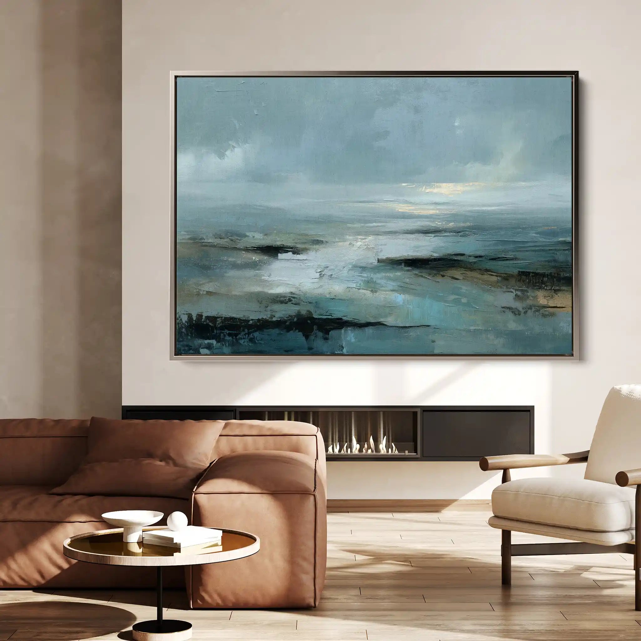 Abstract 1708 Canvas Art 60 x 40 cm / Stretched on hidden frame