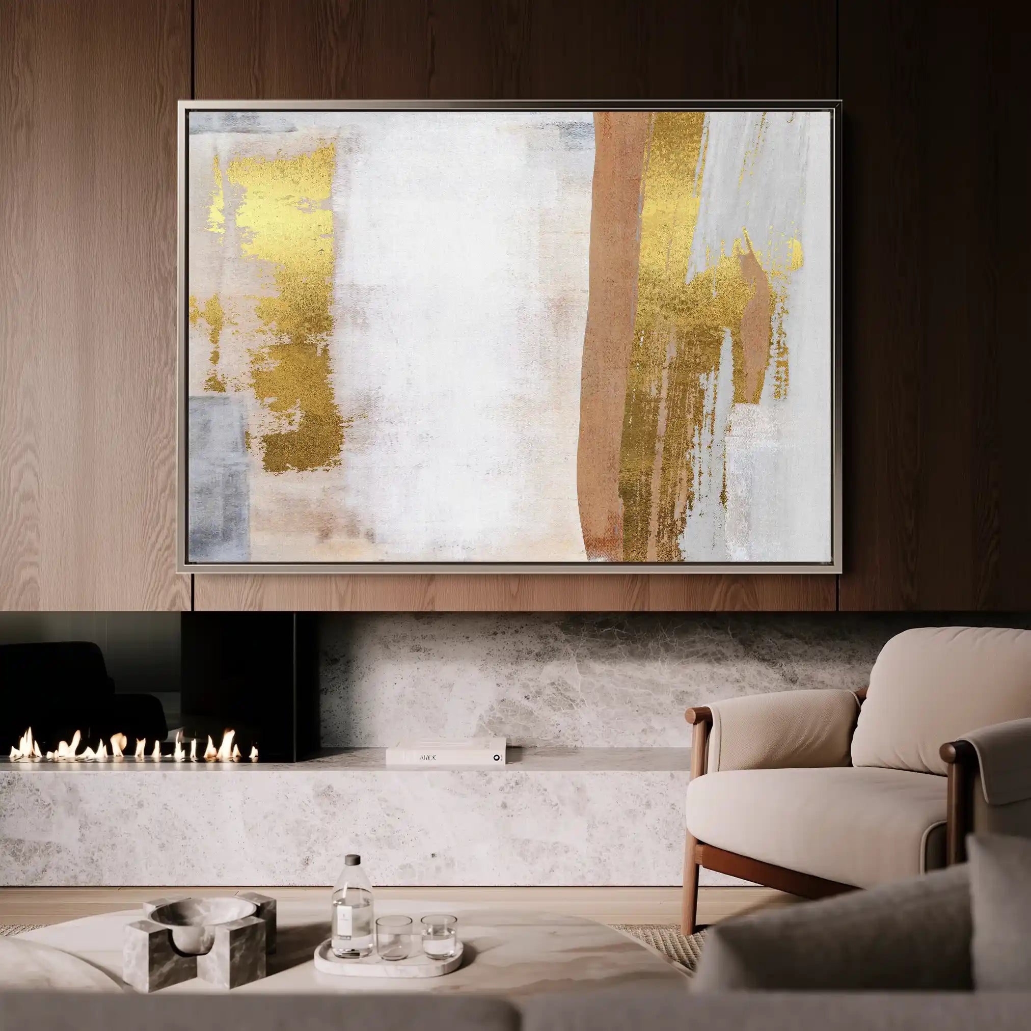 Abstract 171 Canvas Art 60 x 40 cm / Stretched on hidden frame