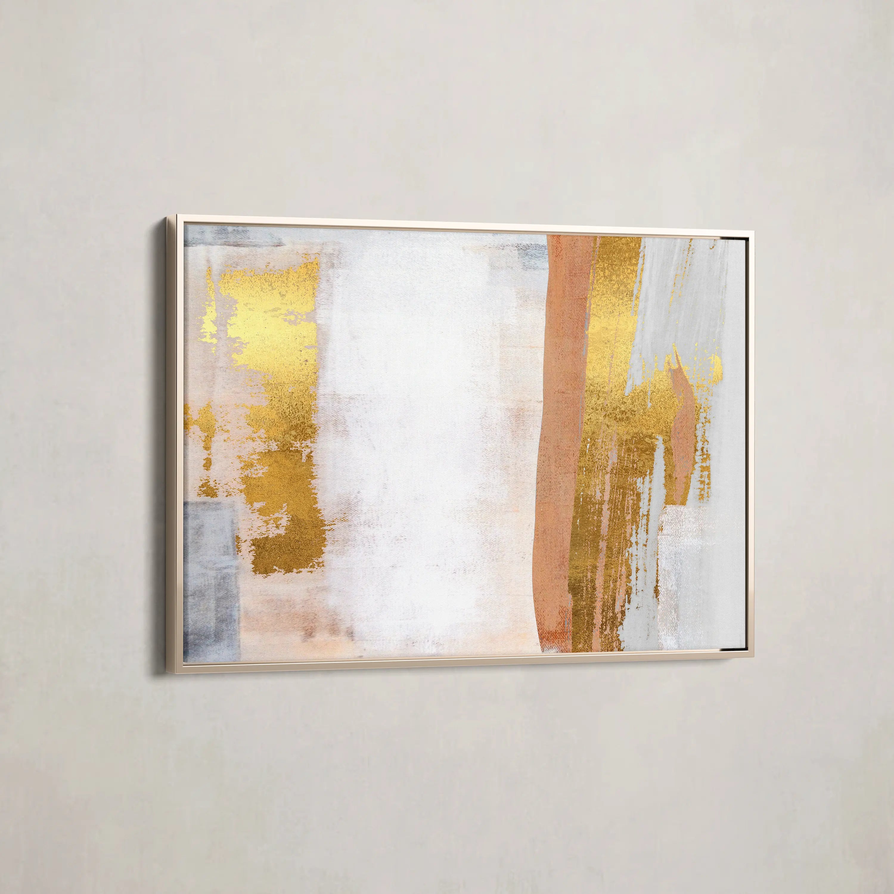 Abstract Canvas Wall Art WAD171-A 90 x 60 cm / Stretched on hidden frame