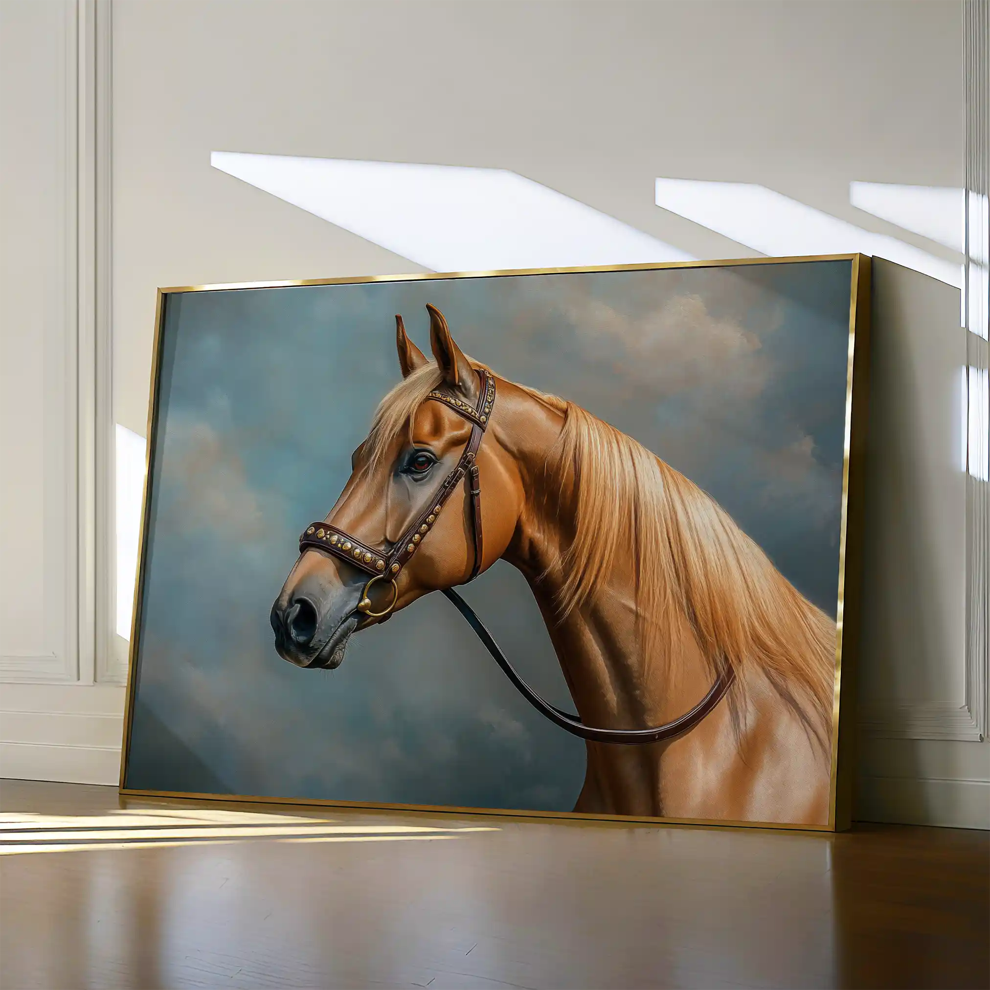 Horses 171 Canvas Art 90 x 60 cm / Stretched on hidden frame