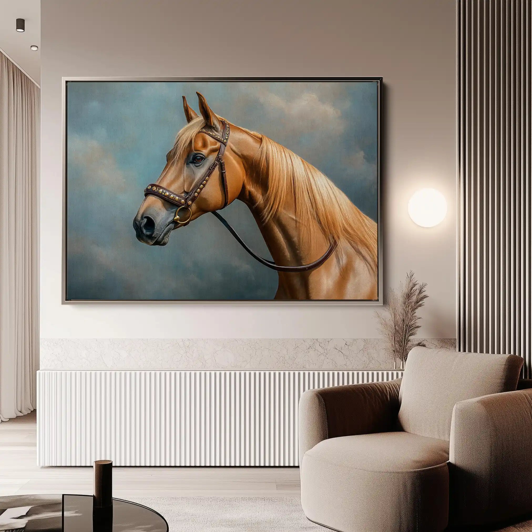Horses 171 Canvas Art 90 x 60 cm / Stretched on hidden frame